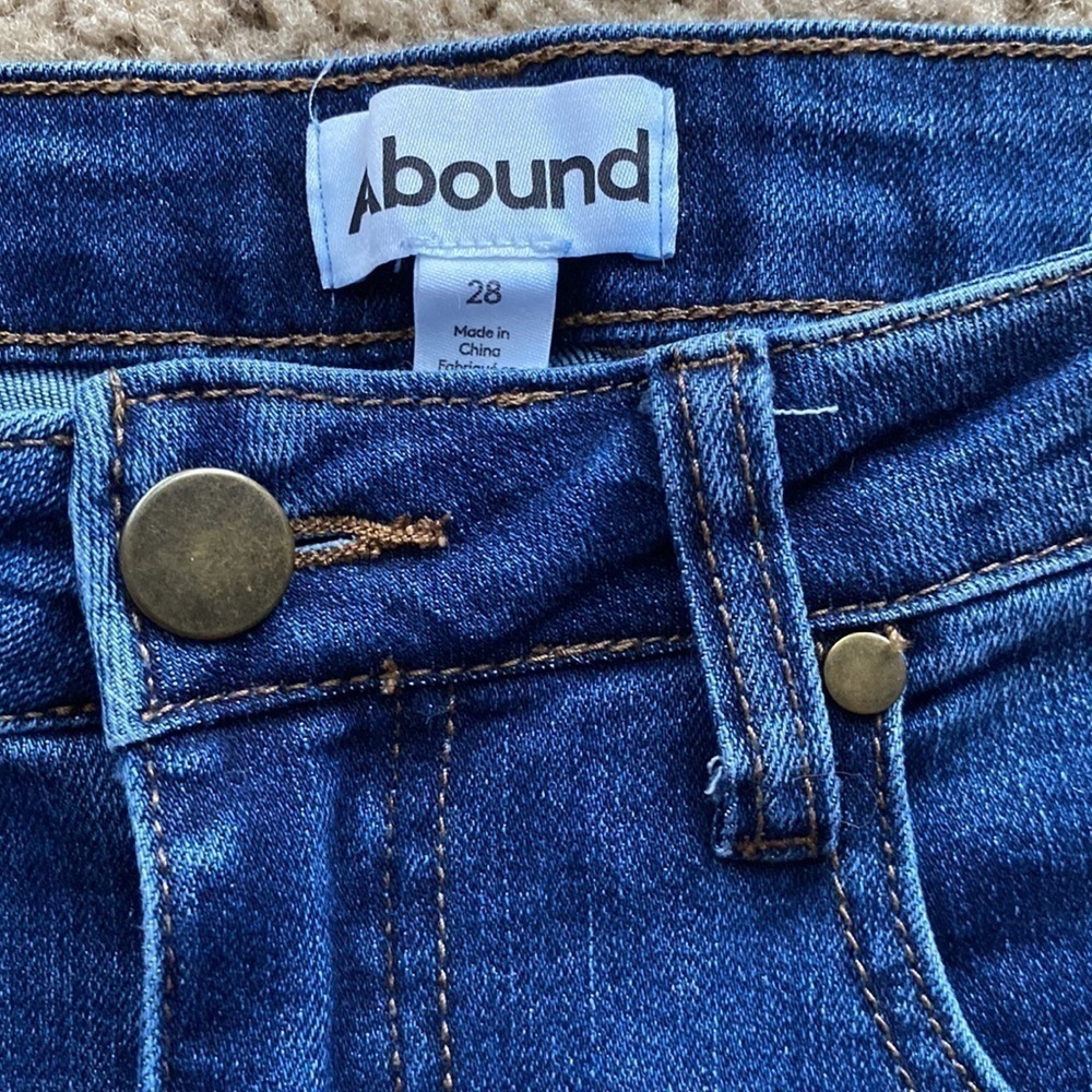 Abound High Rise Skinny Jeans Dark Wash Size 28 - Picture 2 of 6